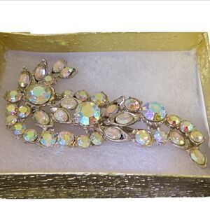 Gorgeous Heavy Rhinestone Brooch No Signature Maybe Sherman